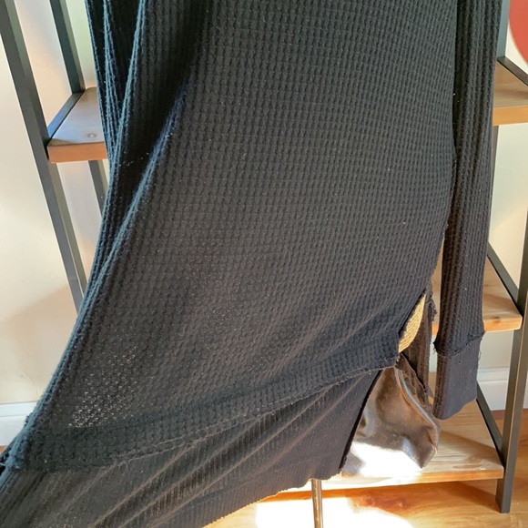 Free People | Black North Shore Thermal | S - Picture 10 of 16